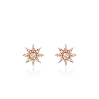 VENUS STAR 18K GOLD DIAMOND EARRING