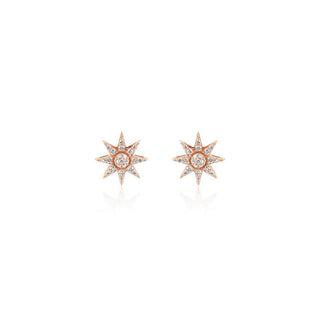 VENUS STAR GOLD DIAMOND EARRING