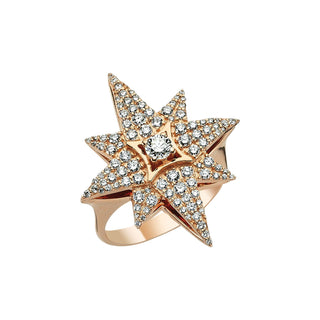 VENUS STAR 18K GOLD DIAMOND RING