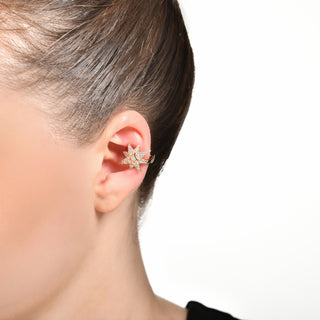 NORTH STAR PAVÉ DIAMOND EAR CUFF