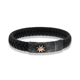 VENUS STAR GOLD BLACK DIAMOND BRACELET