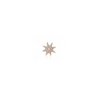 VENUS STAR DIAMOND SINGLE EARRING