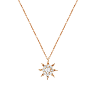 VENUS STAR GOLD DIAMOND NECKLACE