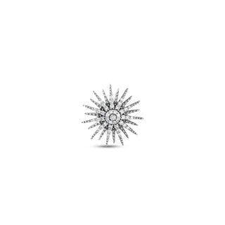 JARDIN STAR WHITE GOLD DIAMOND SINGLE EARRING