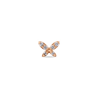 BUTTERFLY GOLD DIAMOND PIERCING