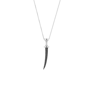 SWORD 18K GOLD DIAMOND NECKLACE