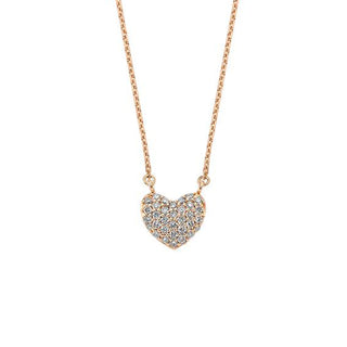 QUEEN OF HEARTS GOLD DIAMOND NECKLACE