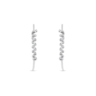 KUNDALINI GODDESS GOLD DIAMOND EARRINGS