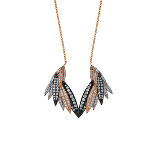 WINGS GOLD DIAMOND NECKLACE | KNTLFPGKL-GOLD