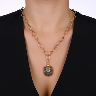 TURTLE 18K GOLD DIAMOND PENDANT