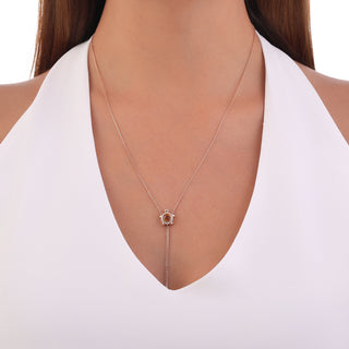TURTLE GOLD DIAMOND CITRINE HAND CHAIN