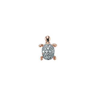 TURTLE GOLD DIAMOND SINGLE EARRING