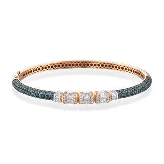MONDRIAN GOLD BLUE DIAMOND BRACELET