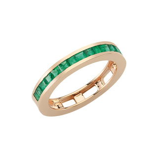 MONDRIAN GOLD EMERALD RING