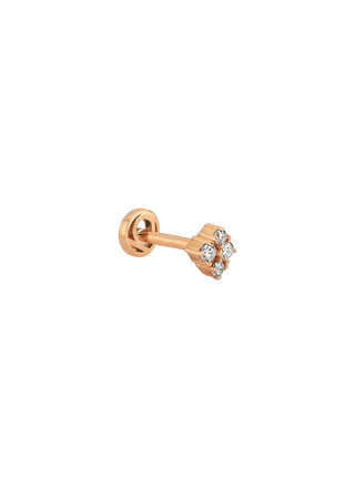 MONDRIAN GOLD 4 SHAPE DIAMOND PIERCING