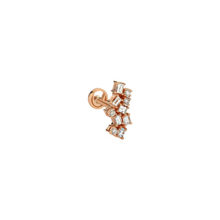 MONDRIAN GOLD DIAMOND BAGUETTE PIERCING