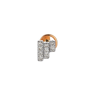 MONDRIAN GOLD DIAMOND XSMALL PIERCING