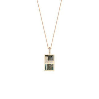 MONDRIAN GOLD DIAMOND NECKLACE Bee Goddess