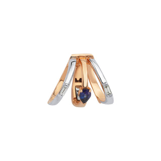 MONDRIAN SAPPHIRE EAR CUFF Bee Goddess