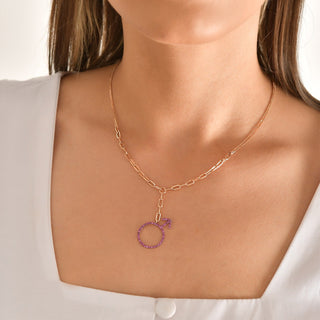 MARS GOLD RUBY NECKLACE