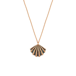 OYSTER GOLD NECKLACE Bee Goddess