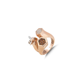 HONEYCOMB DIAMOND RING