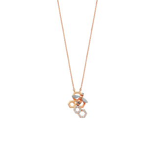 BEE GOLD DIAMOND NECKLACE | PTK5APGKL-GOLD