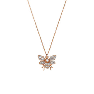 QUEEN BEE 18K GOLD DIAMOND NECKLACE