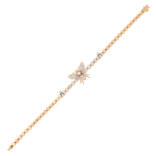 QUEEN BEE ARTEMIS 18K GOLD DIAMOND BRACELET