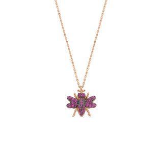 QUEEN BEE MELLIE  RUBY NECKLACE