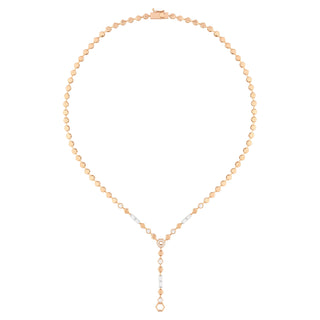 CYBELE MAGNIFICENCE GOLD DIAMOND LARIAT NECKLACE