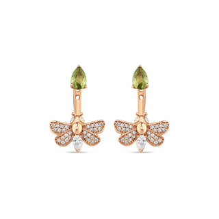 QUEEN BEE ARTEMIS GOLD DIAMOND EARRING