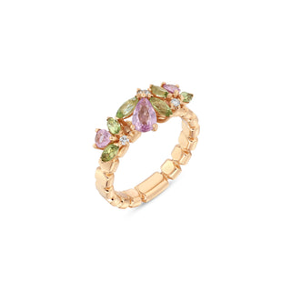 QUEEN BEE MAYA GOLD DIAMOND RING