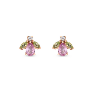 QUEEN BEE MAYA GOLD DIAMOND EARRING