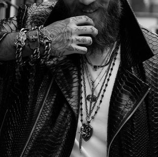 SWORD GOLD DIAMOND RUBY STATEMENT PENDANT