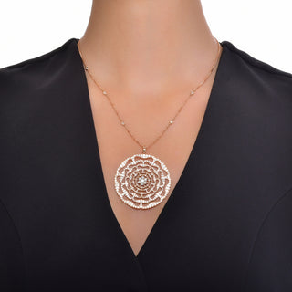 ROSA MUNDI 18K GOLD DIAMOND NECKLACE