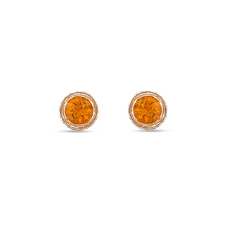 SOUL COLORS CITRINE DIAMOND EARRING