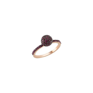 ORBS GOLD RUBY RING