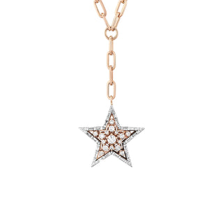 SIRIUS STAR DIAMOND NECKLACE Bee Goddess