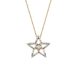 SIRIUS STAR DIAMOND NECKLACE Bee Goddess