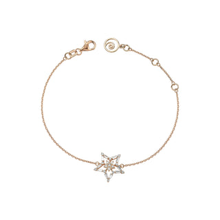 SIRIUS STAR GOLD DIAMOND BRACELET Bee Goddess