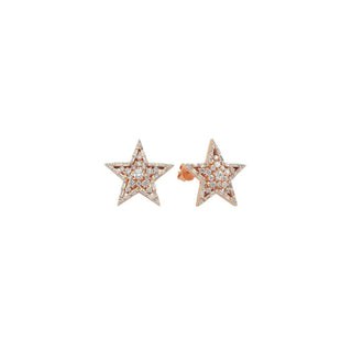 SIRIUS STAR GOLD DIAMOND EARRING Bee Goddess