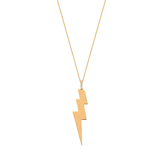 LIGHTNING GOLD DIAMOND NECKLACE