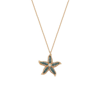 STARFISH DIAMOND NECKLACE Bee Goddess