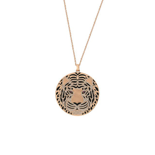 TIGER GOLD DIAMOND NECKLACE Bee Goddess