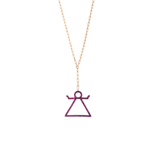 TANIT PINK SAPPHIRE NECKLACE