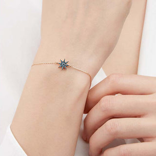 VENUS STAR BLUE DIAMOND BRACELET Bee Goddess