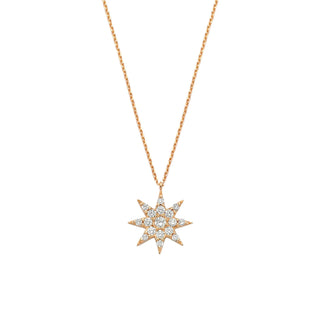 VENUS STAR DIAMOND NECKLACE Bee Goddess