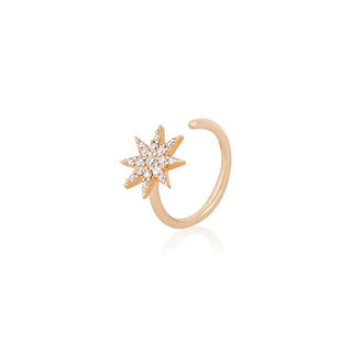 VENUS STAR GOLD DIAMOND RING Bee Goddess