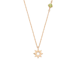 VENUS STAR PERIDOT NECKLACE Bee Goddess